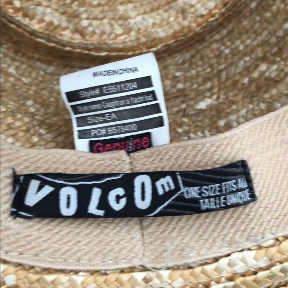 Volcom straw hat - Picture 3 of 3